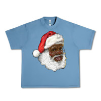 Pebble Blue african american santa Urban Heavy Tee - RanaPortraitStore