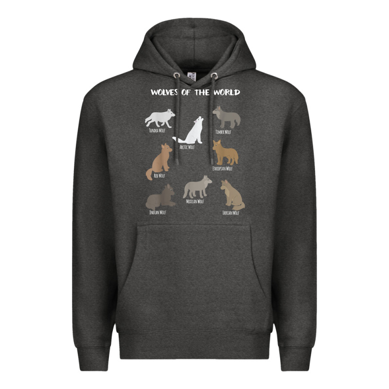 Wolves Of The World Educational Wolf Gift Premium Hoodie by trangStudio | Teevron