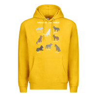Lemon Wolves Of The World Educational Wolf Gift Premium Hoodie - trangStudio