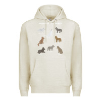Oatmeal Heather Wolves Of The World Educational Wolf Gift Premium Hoodie - trangStudio