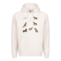 Pale Pink Wolves Of The World Educational Wolf Gift Premium Hoodie - trangStudio