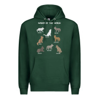 Sports Green Wolves Of The World Educational Wolf Gift Premium Hoodie - trangStudio