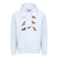 White Wolves Of The World Educational Wolf Gift Premium Hoodie - trangStudio