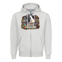 Dove Grey autism awareness2 Zipper Hoodie - SublimationCraftShop