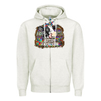 Oatmeal Heather autism awareness2 Zipper Hoodie - SublimationCraftShop