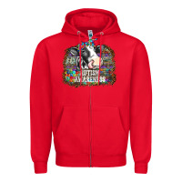 Red autism awareness2 Zipper Hoodie - SublimationCraftShop