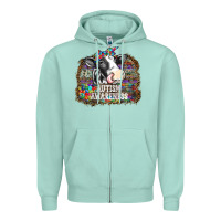 Seafoam autism awareness2 Zipper Hoodie - SublimationCraftShop