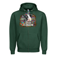 Sports Green autism awareness2 Zipper Hoodie - SublimationCraftShop