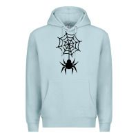 Blue Mist spider t  shirt spider with web 17971797 Premium Hoodie - trangStudio