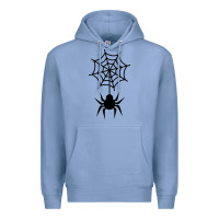 Colony Blue spider t  shirt spider with web 17971797 Premium Hoodie - trangStudio