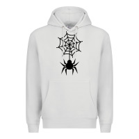 Dove Grey spider t  shirt spider with web 17971797 Premium Hoodie - trangStudio