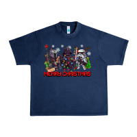 Navy merry christmas gnomies Urban Heavy Tee - CowGirlArtShop