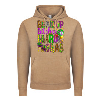 Vintage Coffee Bead up bitches it's Mardi Gras Vintage Hoodie - HowdyJamesFarm