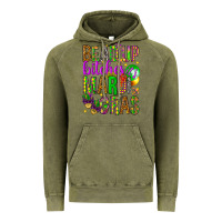 Vintage Olive Bead up bitches it's Mardi Gras Vintage Hoodie - HowdyJamesFarm