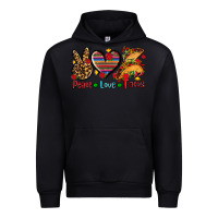 Black peace love tacos Urban Hoodie - AdoDesignShop