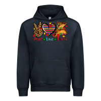 Navy peace love tacos Urban Hoodie - AdoDesignShop