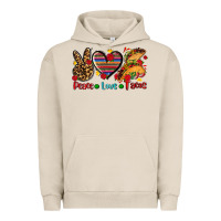 Pigment French Oak peace love tacos Urban Hoodie - AdoDesignShop