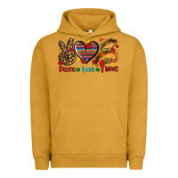 Pigment Peanut Butter peace love tacos Urban Hoodie - AdoDesignShop