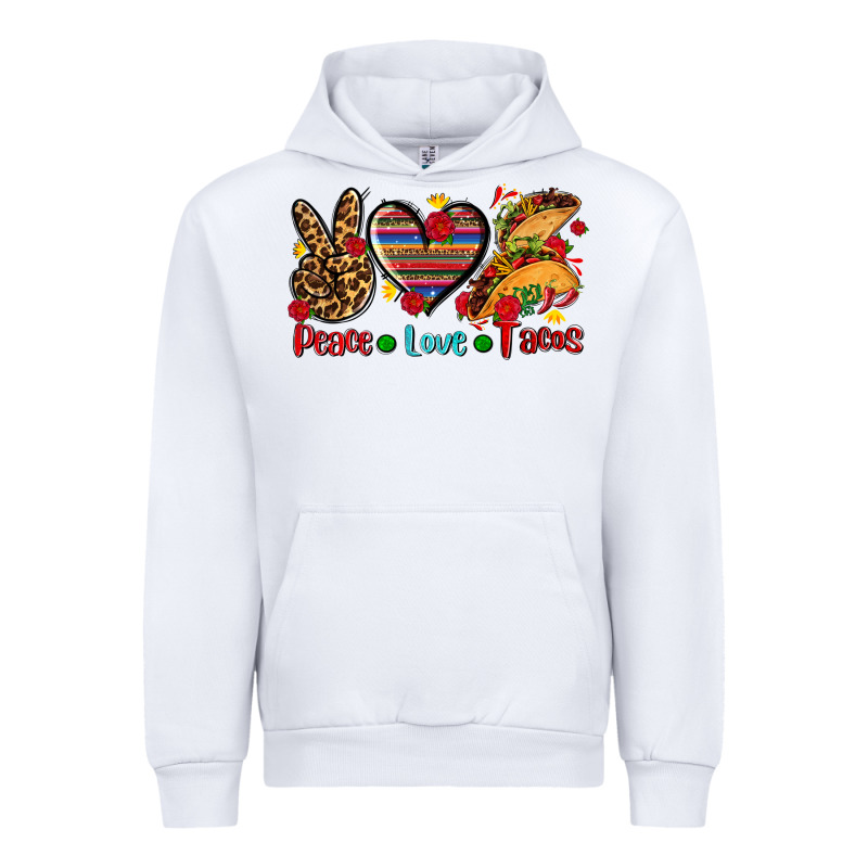 Peace Love Tacos Urban Hoodie by AdoDesignShop | Teevron