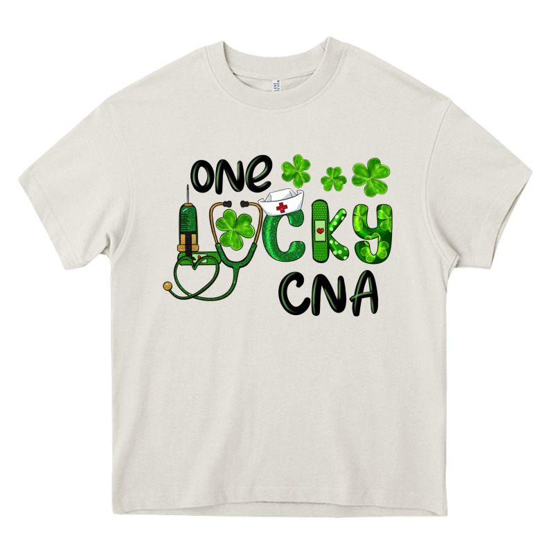 St. Patrick's Day One Lucky Cna Heavy Core Tee by RanaPortraitStore | Teevron