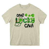 Mossy St. Patrick's Day One Lucky Cna Heavy Core Tee - RanaPortraitStore