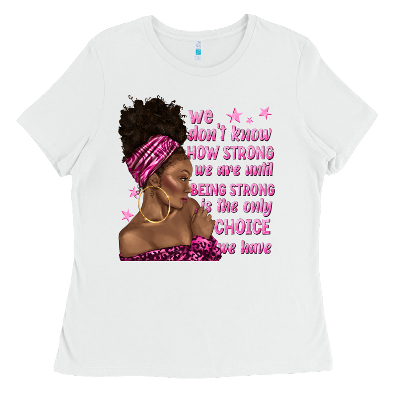 Afro Woman Cancer Ladies Tee by texasbilliewilder | Teevron