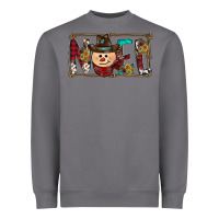 Storm noel snowman christmas Heavyweight Sweatshirt - CowhideDigitalArt