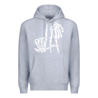 Heather Grey la hand sign lazy diy halloween costume skeleton los angeles pullover Premium Hoodie - trangStudio