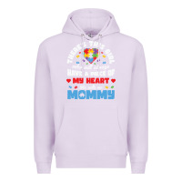 Lilac lil autism mom Premium Hoodie - CowhideDigitalArt