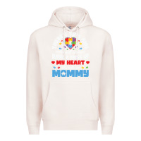Pale Pink lil autism mom Premium Hoodie - CowhideDigitalArt