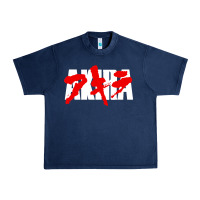 Navy Animal Akira Anime Manga Kurosawa Gift For Christmas Urban Heavy Tee - trangStudio