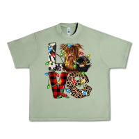 Oil Green love cow gnomies Urban Heavy Tee - CowGirlArtShop