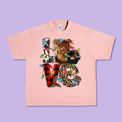 Love Cow Gnomies Urban Heavy Tee Designed By Cowgirlartshop