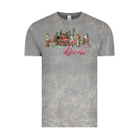 Cloud Rock Mama bear with daisy Vintage Tee - RanaPortraitStore