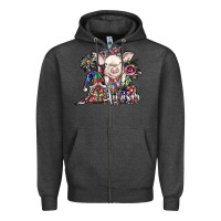 Charcoal Heather autism awareness3 Zipper Hoodie - SublimationCraftShop