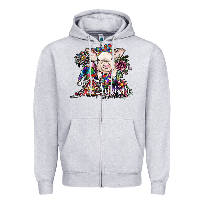 Autism Awareness3 Zipper Hoodie by SublimationCraftShop | Teevron