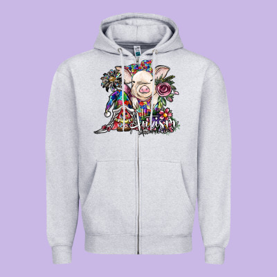 Autism Awareness3 Zipper Hoodie Designed By Sublimationcraftshop