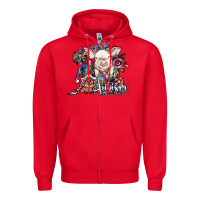 Red autism awareness3 Zipper Hoodie - SublimationCraftShop