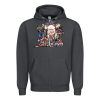 Smoke autism awareness3 Zipper Hoodie - SublimationCraftShop