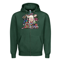Sports Green autism awareness3 Zipper Hoodie - SublimationCraftShop