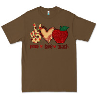 Cacao Peace Love Teach Premium Tee - Bettercallsaul