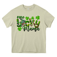 Mossy st. patrick's day one lucky mama Heavy Core Tee - RanaPortraitStore