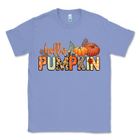 Colony Blue Hello pumpkin Classic Tee - NancyCooperArtShop