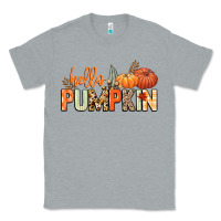 Heather Grey Hello pumpkin Classic Tee - NancyCooperArtShop