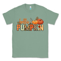 Sage Hello pumpkin Classic Tee - NancyCooperArtShop