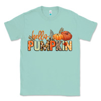 Seafoam Hello pumpkin Classic Tee - NancyCooperArtShop