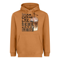 Meerkat iced coffee because my sarcasm needs to stay hydrated Heavyweight Hoodie - BarkalooDesign