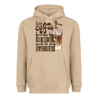 Mushroom iced coffee because my sarcasm needs to stay hydrated Heavyweight Hoodie - BarkalooDesign