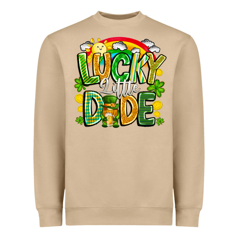 Lucky Little Dude Heavyweight Sweatshirt by CowhideDigitalArt | Teevron