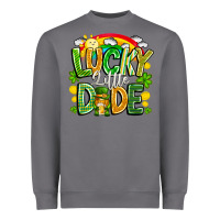 Storm Lucky Little Dude Heavyweight Sweatshirt - CowhideDigitalArt